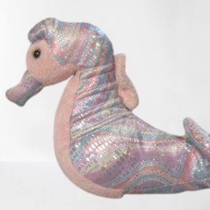 Glittery Seahorse 10" plush